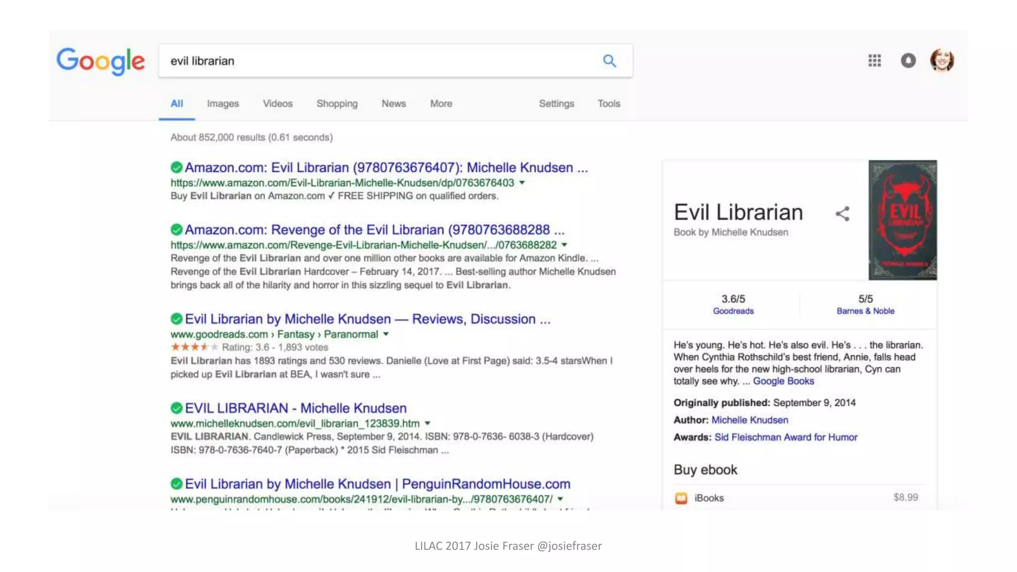 LILAC 2017 Josie Fraser @josiefraser
 