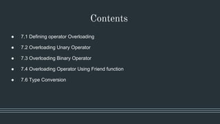 Operator_Overloaing_Type_Conversion_OOPC(C++) | PDF