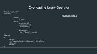 Operator_Overloaing_Type_Conversion_OOPC(C++) | PDF