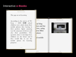 Interactive e-Books
 