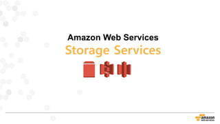 Amazon Web Services
Storage Services
 