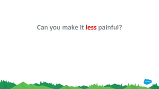 Can you make it less painful?
 