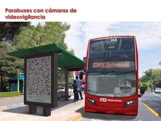 Parabuses con cámaras de
videovigilancia
 