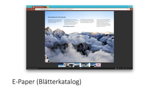E-Paper (Blätterkatalog)
 