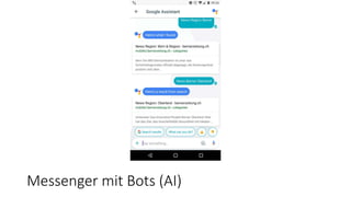 Messenger mit Bots (AI)
 