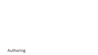 Authoring
 