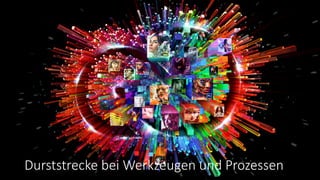 Durststrecke bei Werkzeugen und Prozessen
 