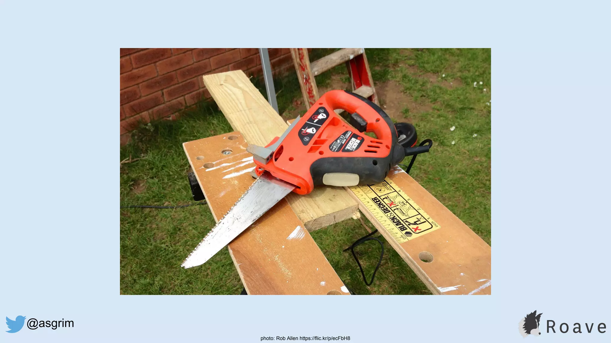 @asgrim
photo: Rob Allen https://flic.kr/p/ecFbH8
 