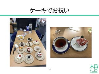 ケーキでお祝い
14
 