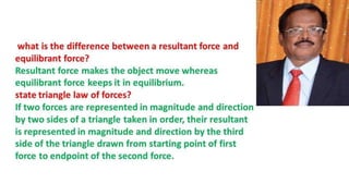 Two mark question and answer on Engineering Mechanics