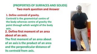 Two mark question and answer on Engineering Mechanics