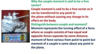 Two mark question and answer on Engineering Mechanics