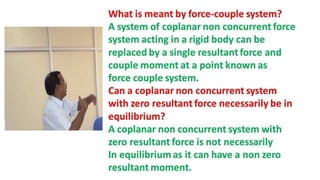 Two mark question and answer on Engineering Mechanics