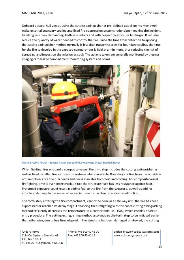 Tactical ventilation and cutting extinguishing method in shipboard fi…