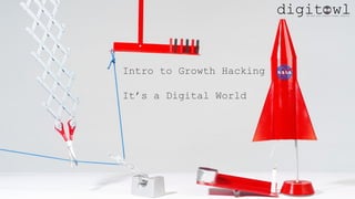 Intro to Growth Hacking
It’s a Digital World
 