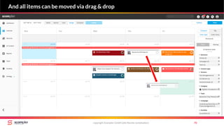 copyright Scompler GmbH (alle Rechte vorbehalten) 70
And all items can be moved via drag & drop
 