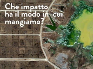 Che impatto
ha il modo in cui
mangiamo?
 