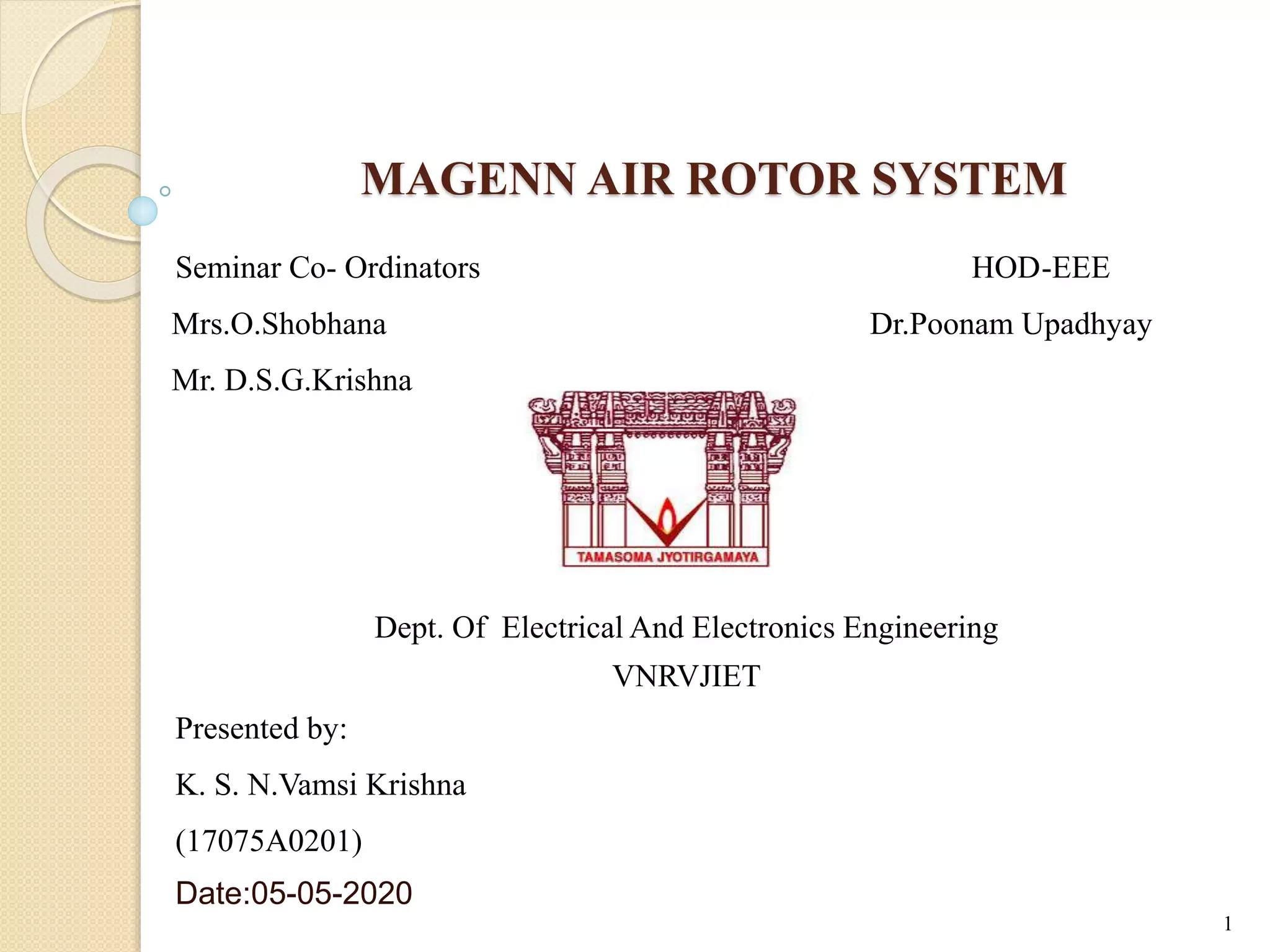 MAGENN AIR ROTOR SYSTEM | PPT