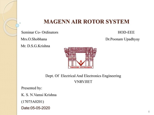MAGENN AIR ROTOR SYSTEM | PPT