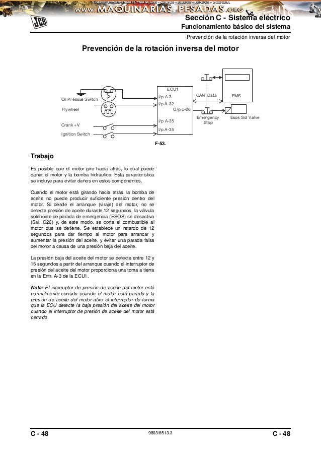 Manual Sistema Electrico Excavadora Js0 260 Jcb