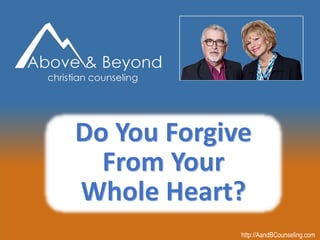 The Whole-
Heart
Forgiveness
Test
 