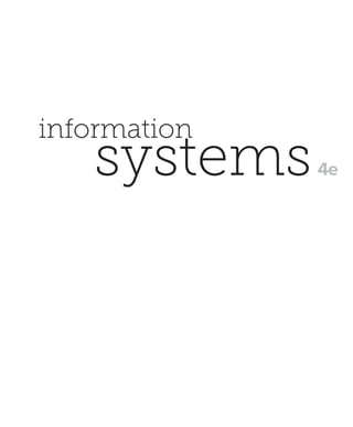 information
systems4e
 
