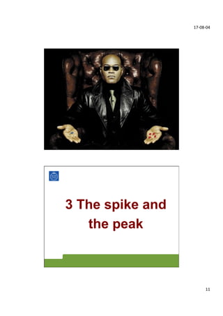 17-­‐08-­‐04	
  
11	
  
3 The spike and
the peak
 
