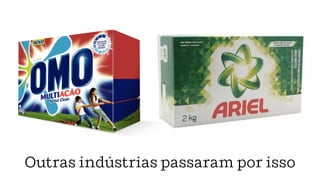Outras indústrias passaram por isso
 