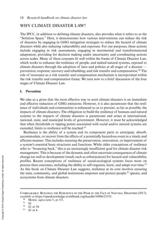 Research Handbook On Climate Disaster Law Barriers And Opportunities ...