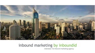 inbound marketing by inboundid
indonesia 1st inbound marketing agency
 