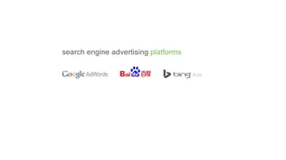 search engine advertising platforms
 