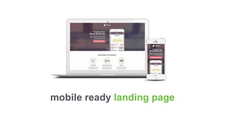 mobile ready landing page
 