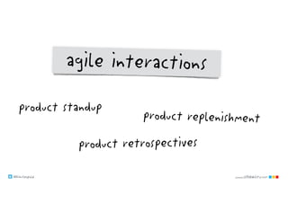 @klausleopold www.LEANability.com
product standup
agile interactions
product retrospectives
product replenishment
 