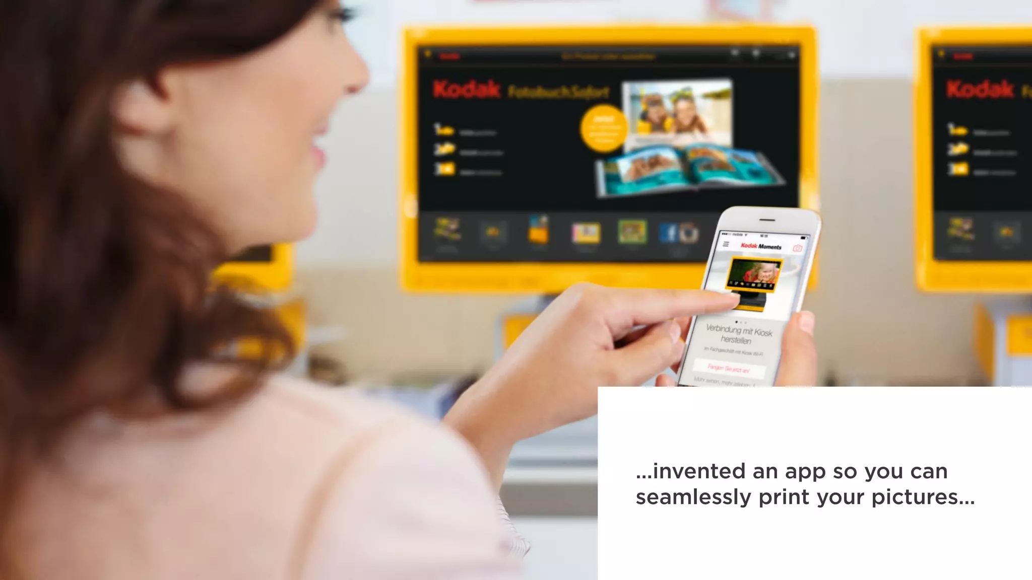 …invented an app so you can
seamlessly print your pictures…
 