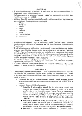 Consiglio Comunale 30 ottobre 2015