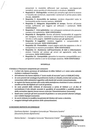 Consiglio Comunale 30 ottobre 2015