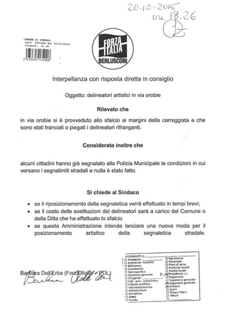 Consiglio Comunale 30 ottobre 2015