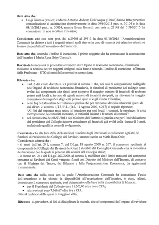 Consiglio Comunale 30 ottobre 2015