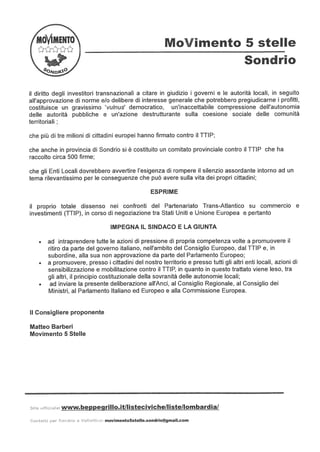 Consiglio Comunale 30 ottobre 2015