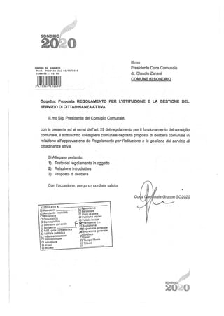 Consiglio Comunale 30 ottobre 2015