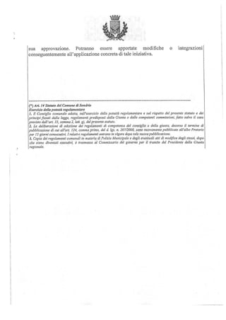 Consiglio Comunale 30 ottobre 2015