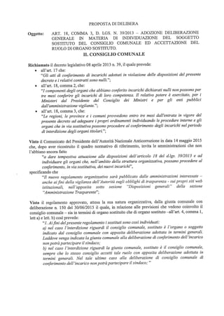 Consiglio Comunale 30 ottobre 2015