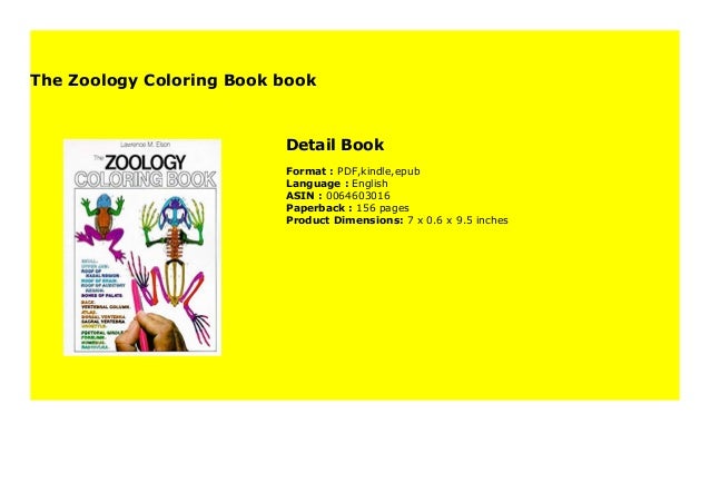 Download The Zoology Coloring Book Book 213