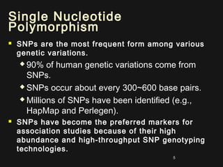 Single Nucleotide Polymorphism | PPT | Genetics | Science