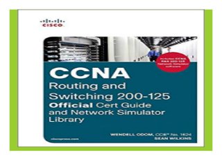Ccna Routing And Switching 200-125 Official Cert Guide Library – NAPJLY