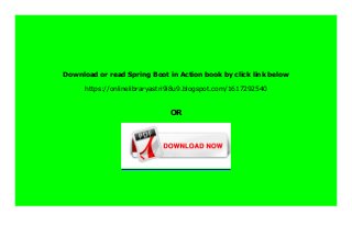 spring boot in action book