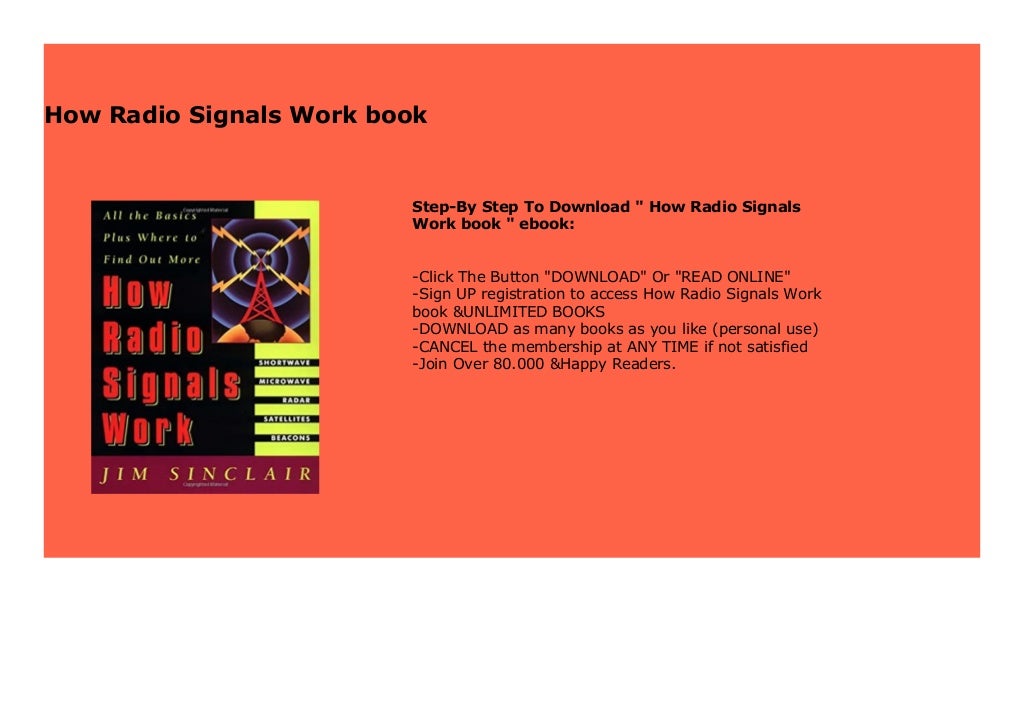 How Radio Signals Work book 183