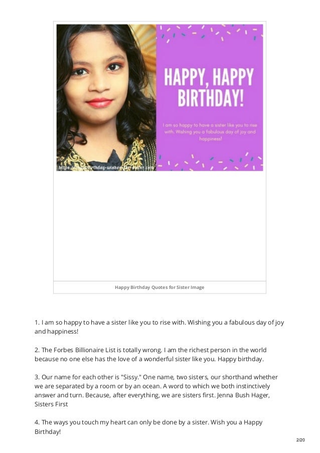 170 Beautiful Happy Birthday Quotes For Sister Your Sister Will Lo 170 Beautiful Happy Birthday Quotes For Sister Your Sister Will Lo