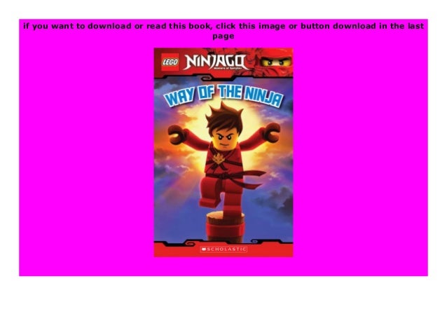 lego ninjago way of the ninja