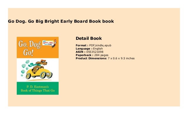 35+ Go Dog Go Board Book PNG